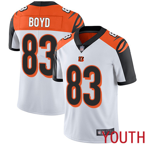 Cincinnati Bengals Limited White Youth Tyler Boyd Road Jersey NFL Footballl #83 Vapor Untouchable->cincinnati bengals->NFL Jersey